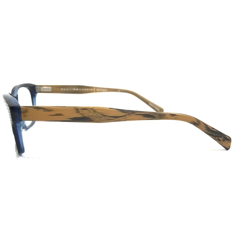 Scott Harris Eyeglasses Frames SH-498 C2 Blue Brown Cat Eye Full Rim 53-14-138